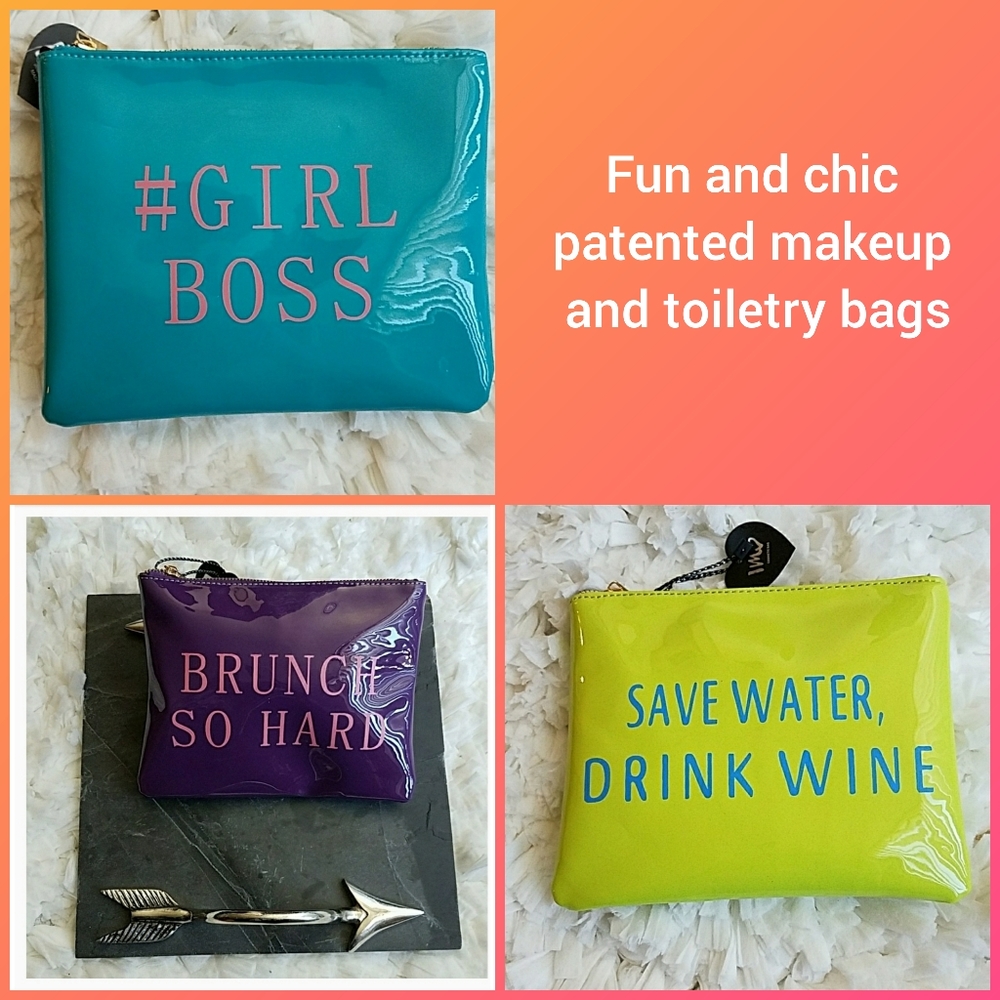 Brunch so hard clutch/cosmetics bags